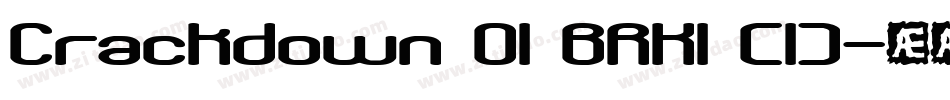 Crackdown O1 BRK1 (1)字体转换